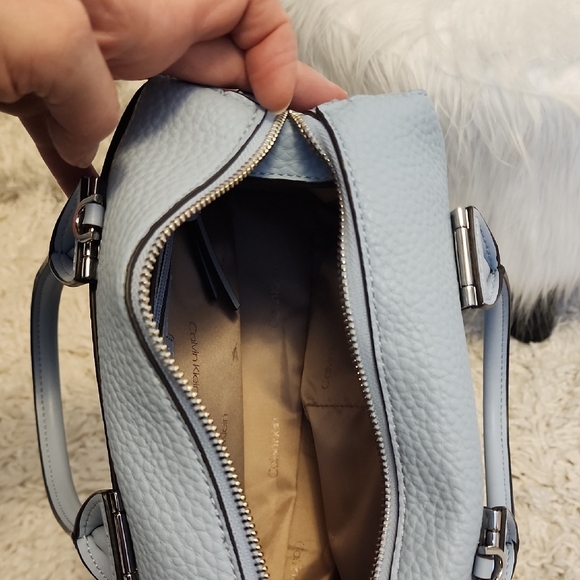 Calvin Klein Sky Blue Satchel - Picture 7 of 11